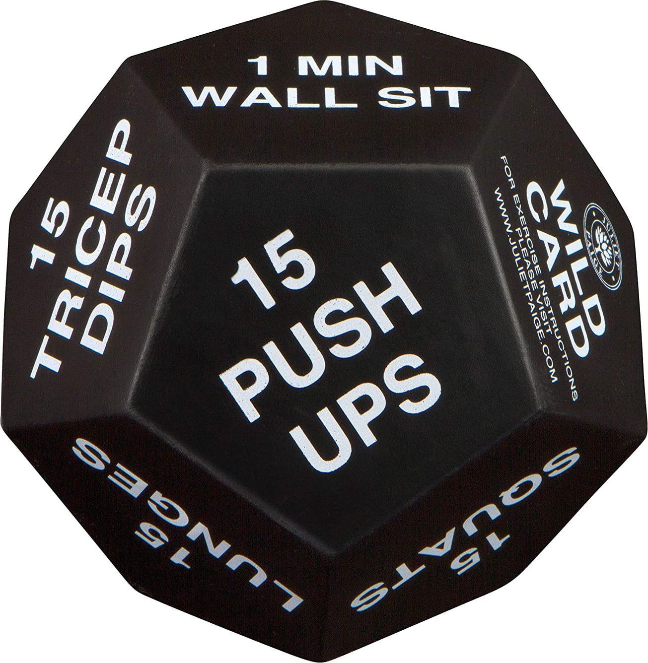 Exercise Dice for Home Fitness, Workouts, WOD, Cardio, HIIT, and Sports