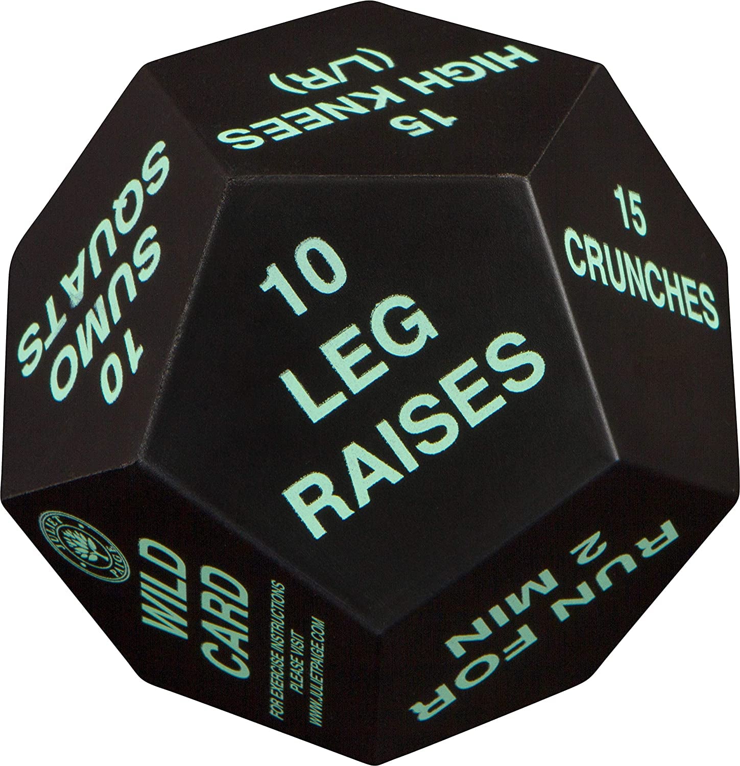 Exercise Dice for Home Fitness, Workouts, WOD, Cardio, HIIT, and Sports